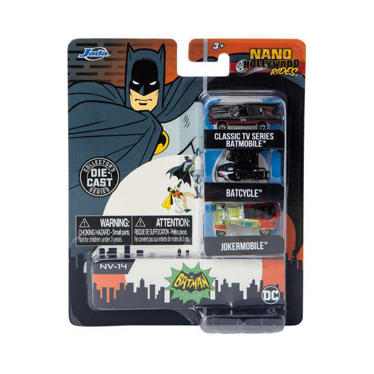 Batman Classic: Réplicas de Autos (Nano Hollywood Rides)