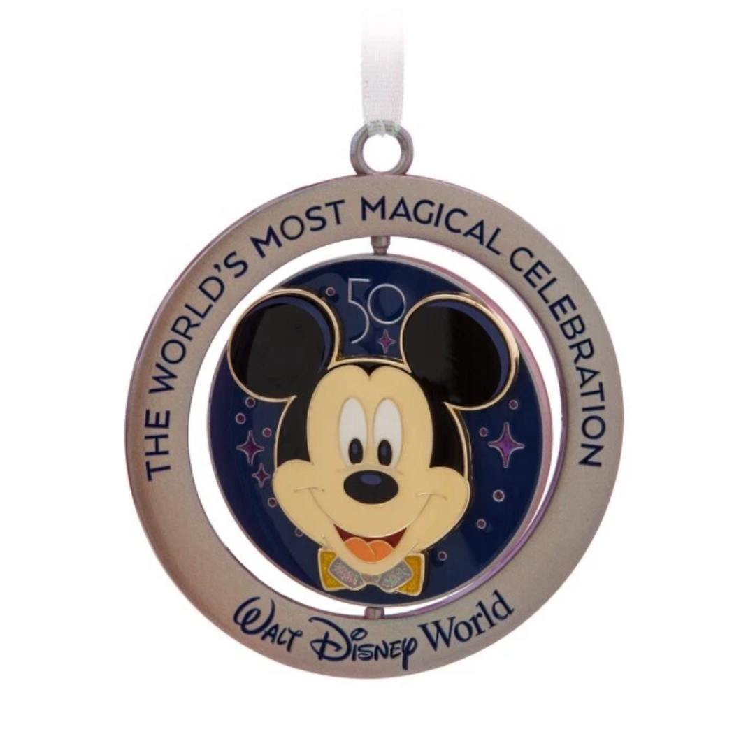 Adorno Navideño Spinner 50 Aniversario Mickey Mouse - Disney Parks