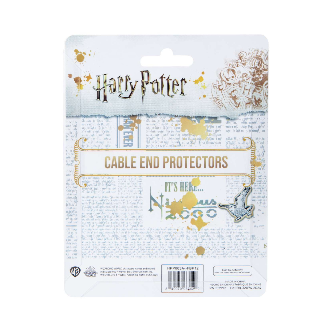 Set 3 Protectores de extremo para cables Harry Potter