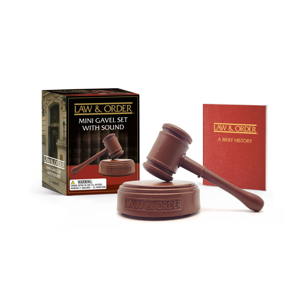 Law & Order™ Mini Gavel Set con sonido