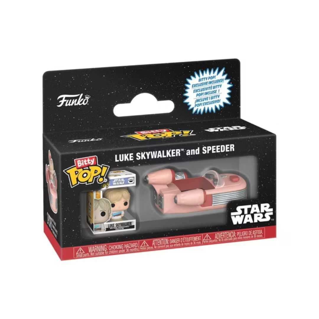 Bitty Pop Ride: Luke Skywalker con Speeder