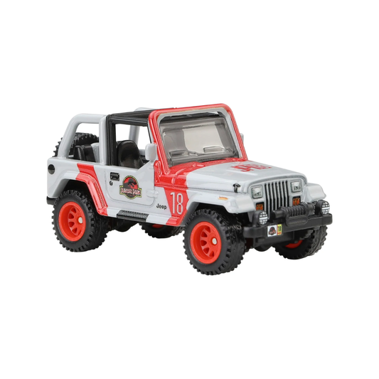 Hot Wheels Premium Pop Culture ’92 Jeep Wrangler Sahara Jurassic Park
