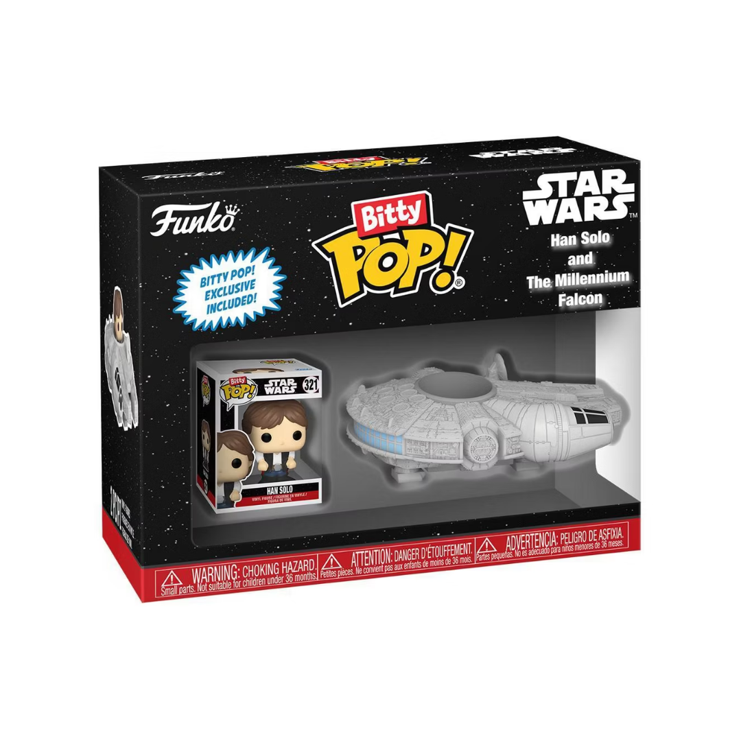 Bitty Pop Ride: Han Solo y Halcón Milenario