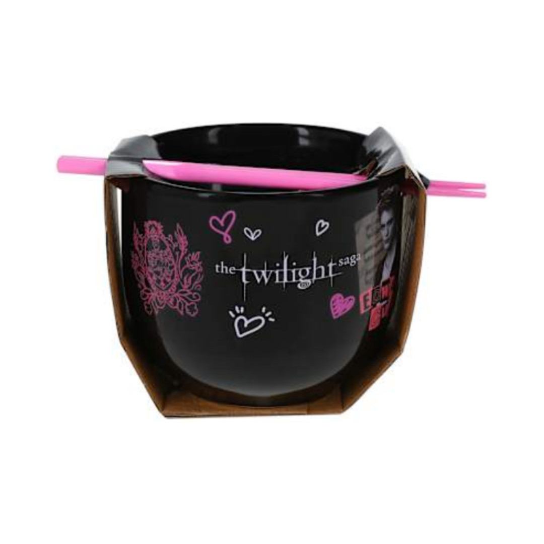 Set Bowl + Palillos + Cuchara Team Edward Twilight