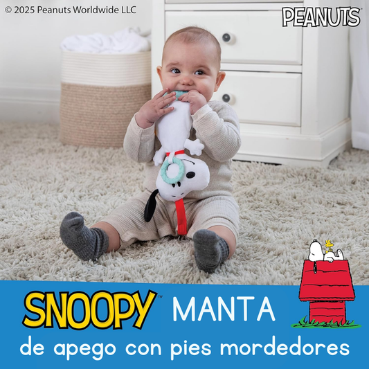 Manta Sensorial Snoopy para bebés