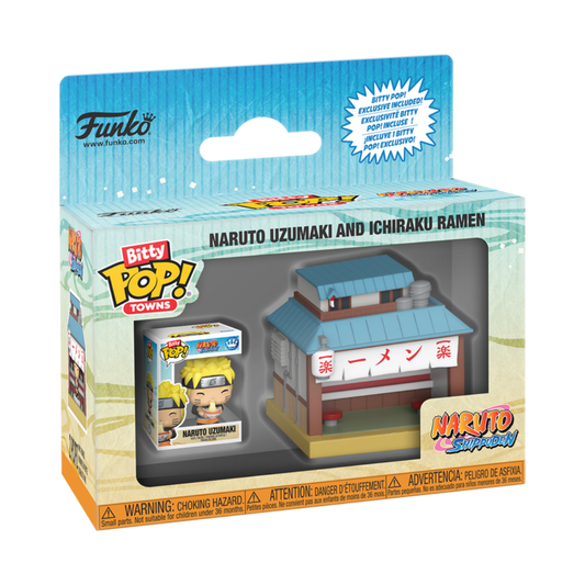 Bitty Pop Towns: Naruto Uzumaki y Ichiraku Ramen