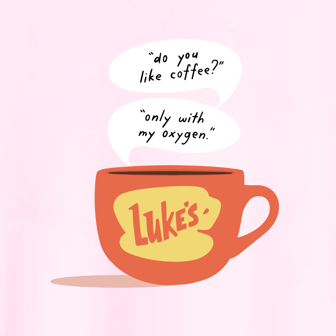 Polera Cup Coffee Gilmore Girls