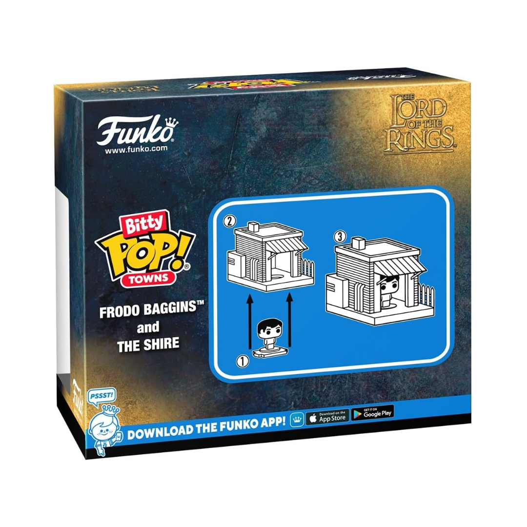 Bitty Pop Towns: El Señor de los Anillos – Frodo Bolsón y La Comarca