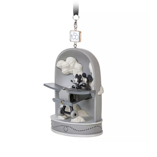 Adorno "Plane Crazy" Mickey y Minnie Disney 100 años