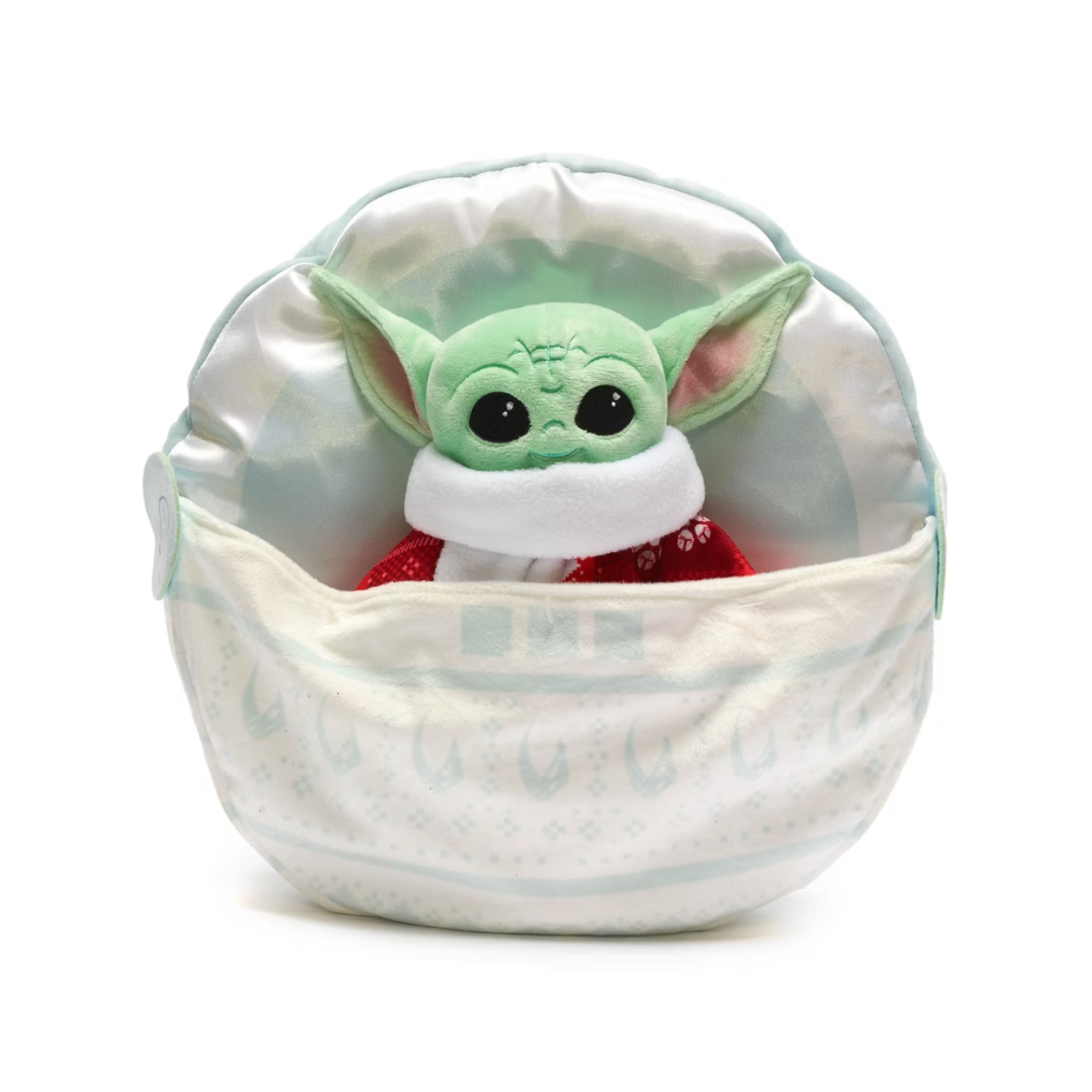 Peluche Navideño Grogu con Bufanda – Star Wars | The Mandalorian