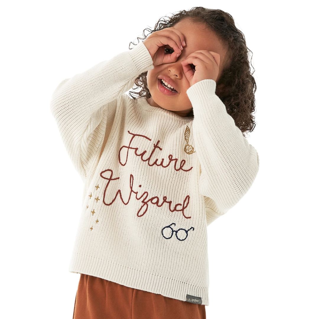 Suéter Mágico para Pequeños Fans "Future Wizard" – Modern Moments x Harry Potter