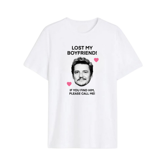 Polera Lost My Boyfriend -Pedro Pascal