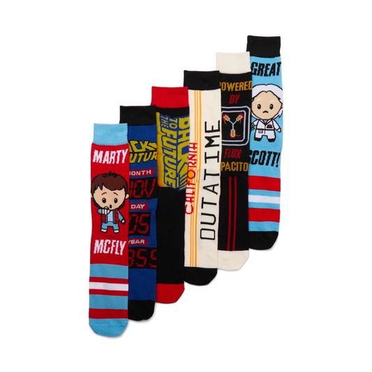 Back to the Future – Pack 6 Calcetines