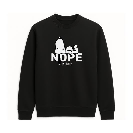 Poleron Snoopy "NOPE not today"