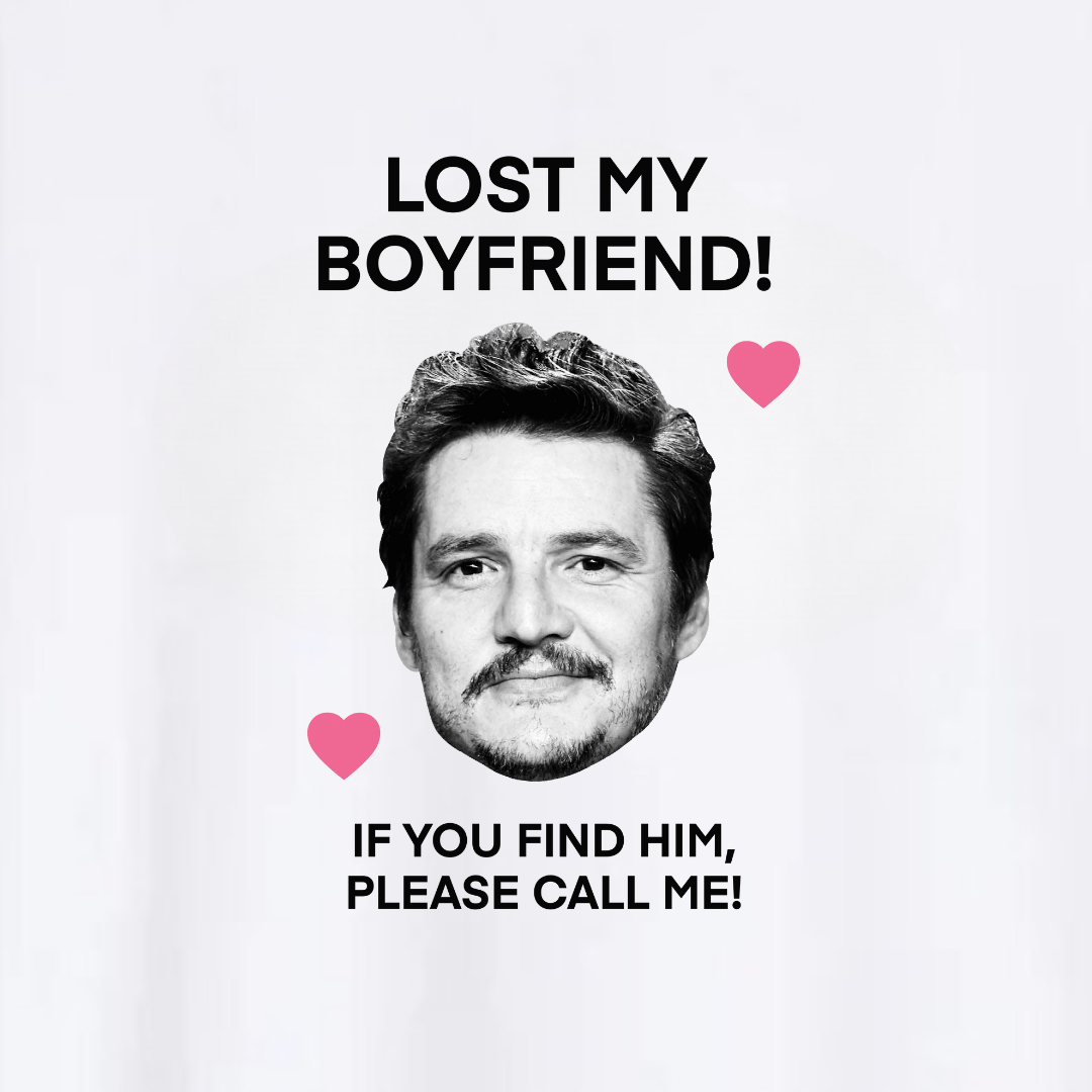 Polera Lost My Boyfriend -Pedro Pascal