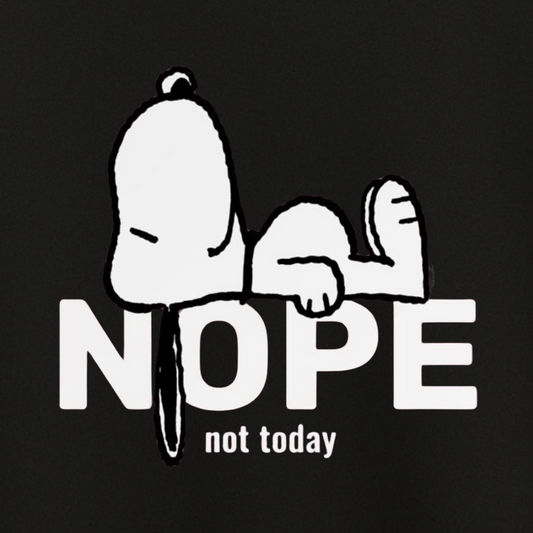 Poleron Snoopy "NOPE not today"