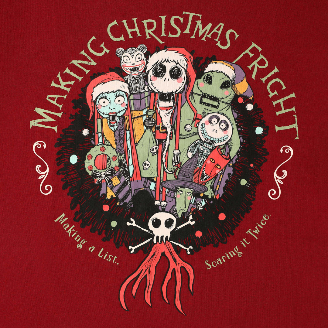 Polera Disney The Nightmare Before Christmas “Making Christmas Fright”