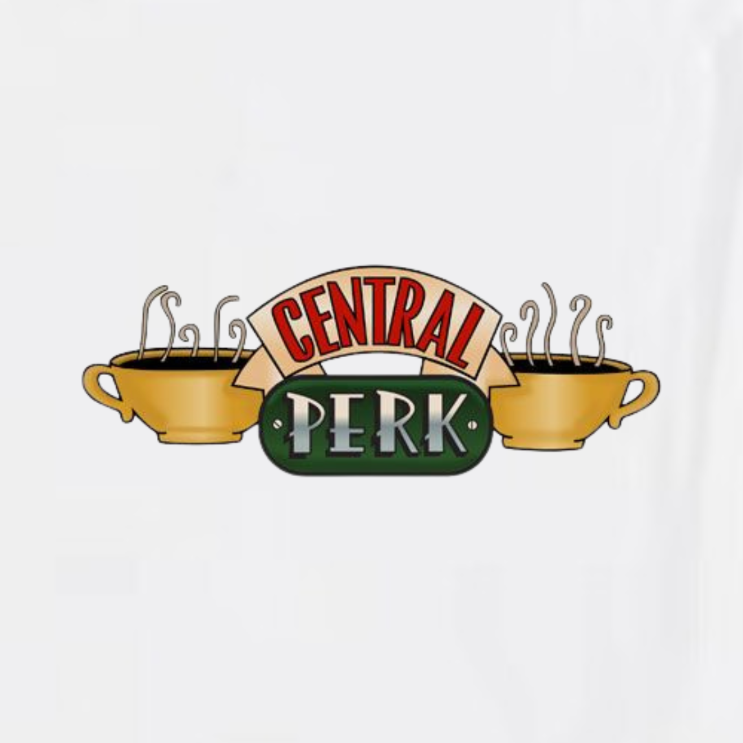 Delantal Central Perk Blanco