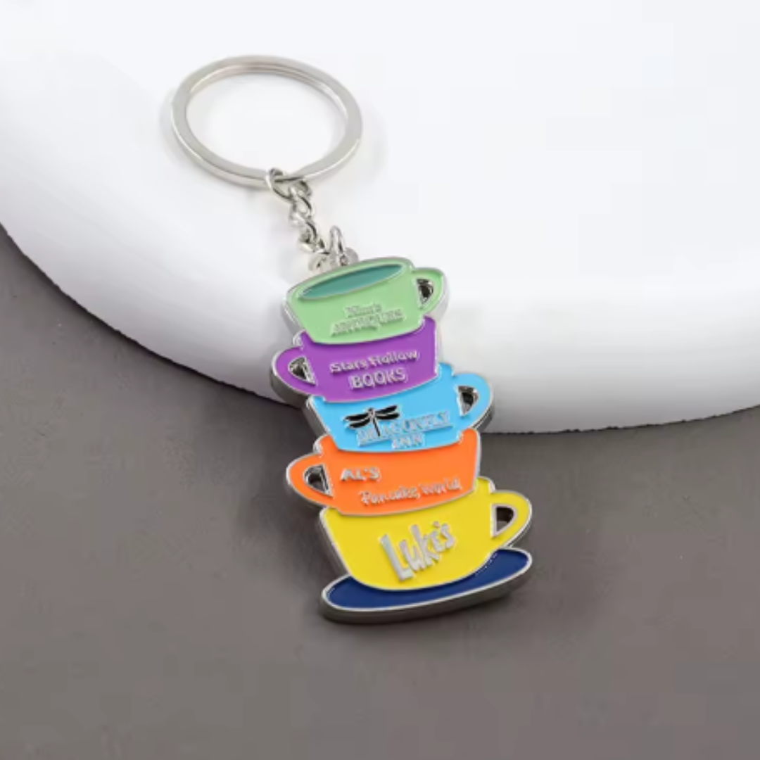 Llavero de Gilmore Girls – Tazas lugares icónicos de Stars Hollow