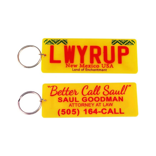 Llavero de placa de Saul Goodman, Nuevo México, LWYRUP