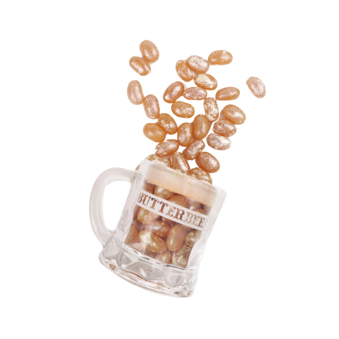 Mini Shopero de Vidrio incluye Butterbeer Jelly Beans