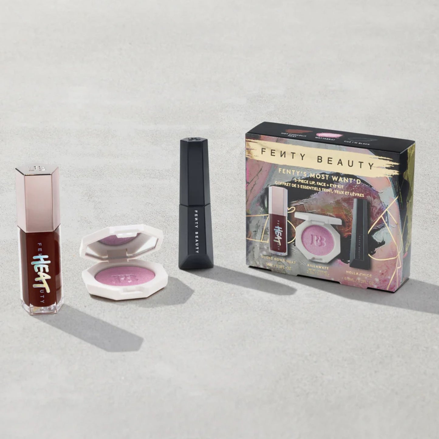 Fenty Beauty by Rihanna Fenty’s Most Want’d: 3-Piece Lip, Face + Eye Kit