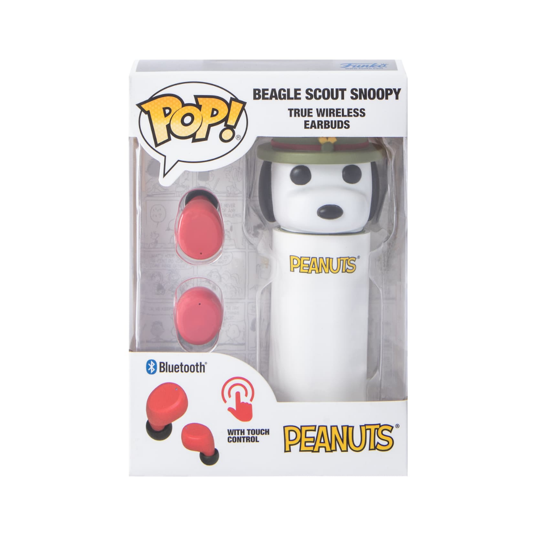 Funko Pop! Peanuts – Audífonos True Wireless Beagle Scout Snoopy