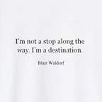 Polera Frase Blair Waldorf