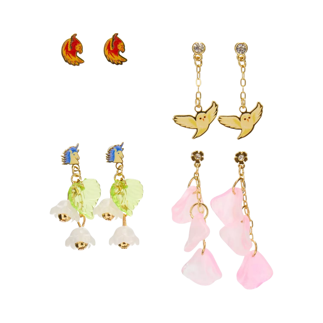 Set de Aros Harry Potter Floral Icons (Pack 4)