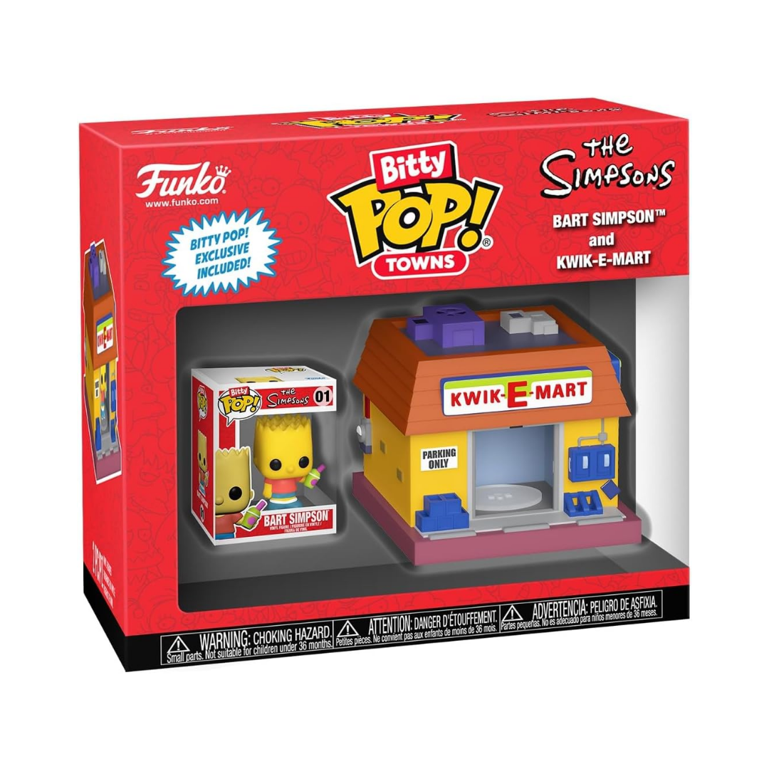Bitty Pop Towns: Los Simpson – Bart Simpson con Kwik-E-Mart