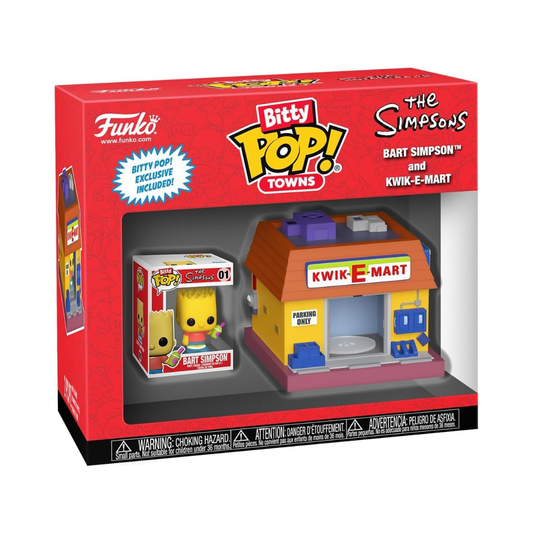 Bitty Pop Towns: Los Simpson – Bart Simpson con Kwik-E-Mart