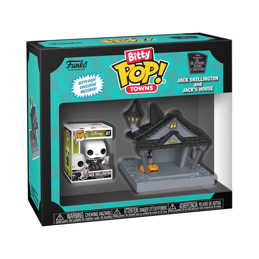 Bitty Pop Towns: Casa de Jack + Jack Skellington (The Nightmare Before Christmas)