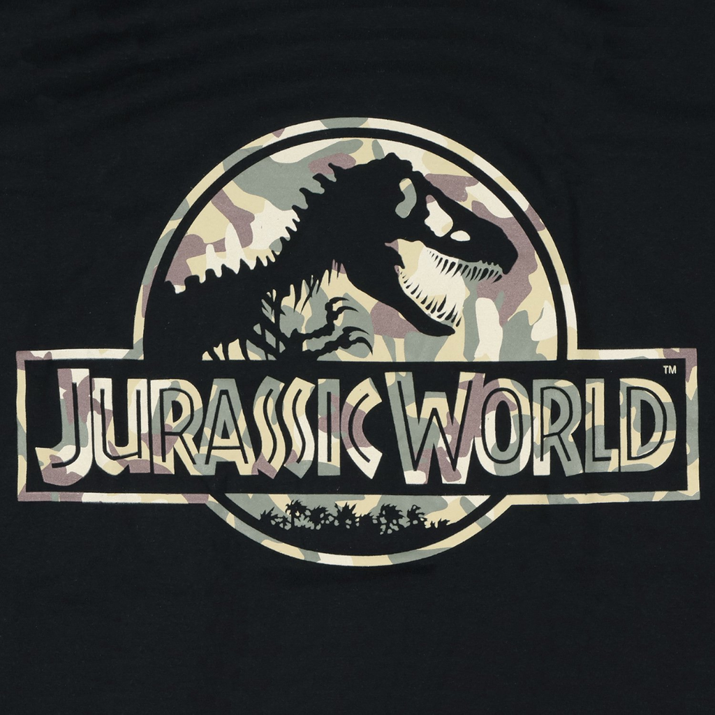 Polera Gráfica Logo Camuflado - Jurassic World