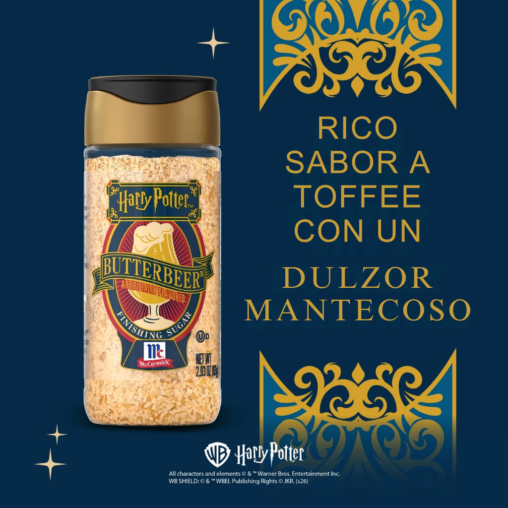 McCormick Butterbeer Azúcar Decorativa Harry Potter – Edición Limitada