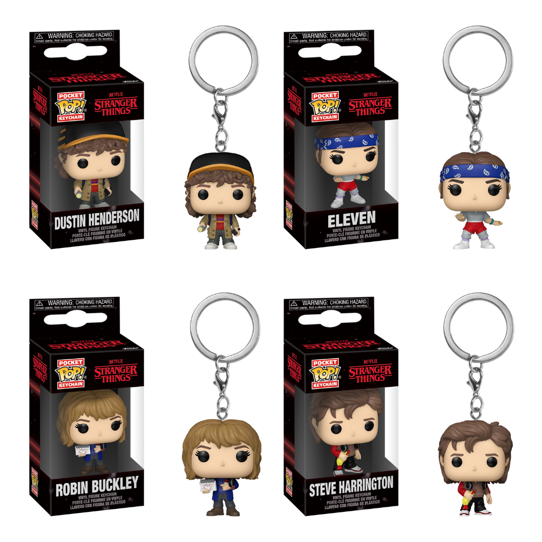 Funko POP! Keychain Dustin Henderson (Stranger Things) - Llavero Coleccionable