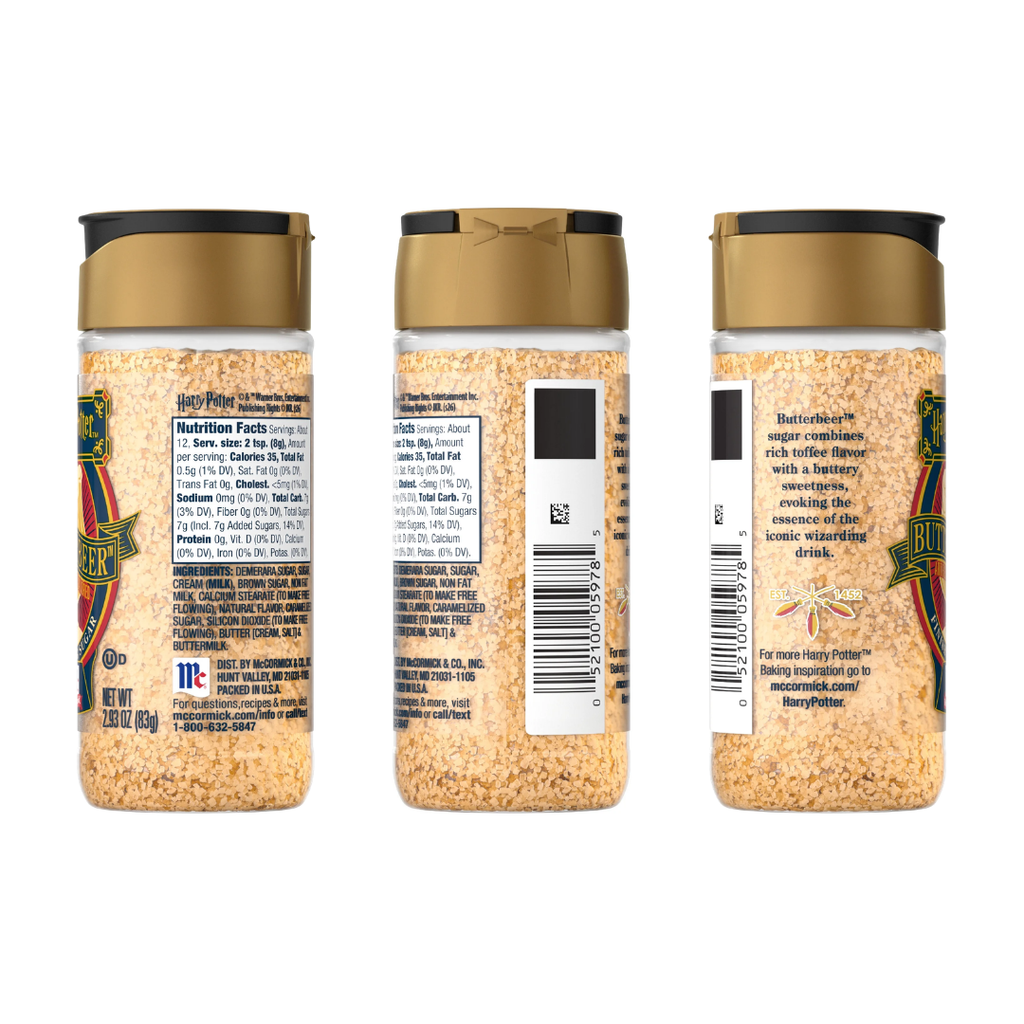 McCormick Butterbeer Azúcar Decorativa Harry Potter – Edición Limitada