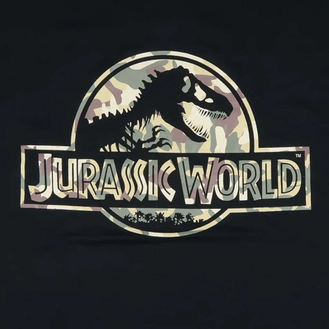 Polera Gráfica Logo Camuflado - Jurassic World