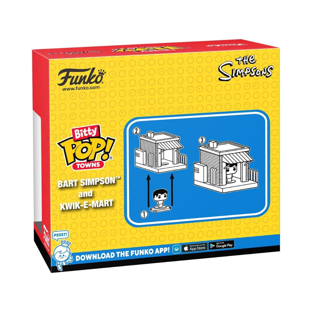 Bitty Pop Towns: Los Simpson – Bart Simpson con Kwik-E-Mart