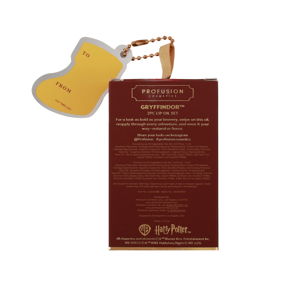 Set de Lip Oil Harry Potter – Gryffindor
