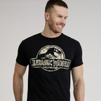 Polera Gráfica Logo Camuflado - Jurassic World