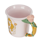 Taza de Cerámica con Asa Esculpida "Bella" - La Bella y la Bestia