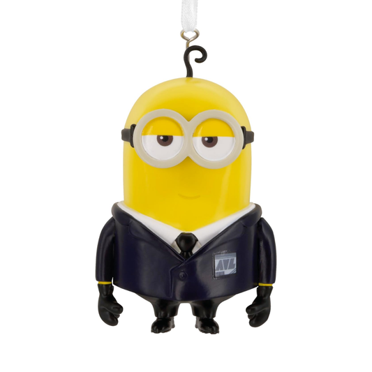 Adorno Navideño Minion Gus Mega Agente – Despicable 4 (Hallmark)