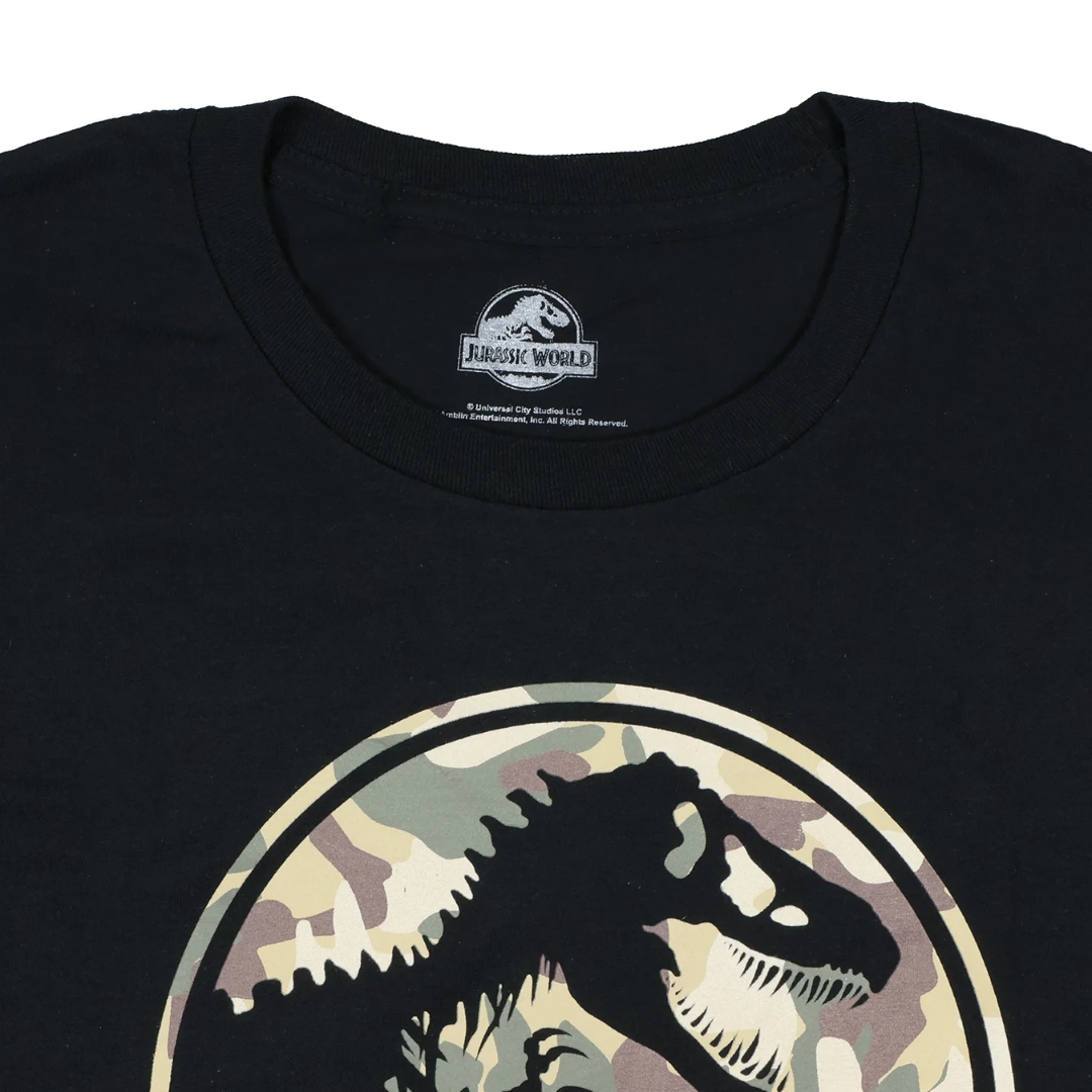 Polera Gráfica Logo Camuflado - Jurassic World