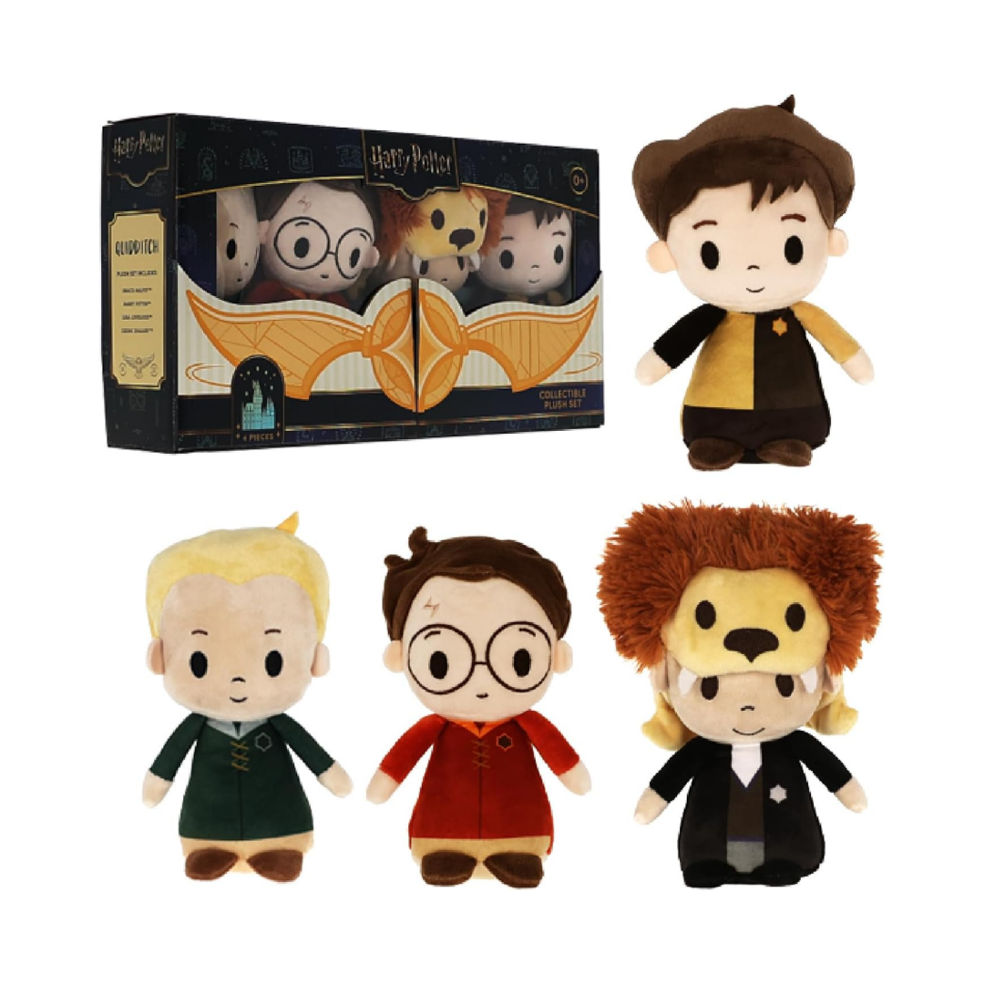 Set Peluches Quidditch Harry Potter (4 personajes)