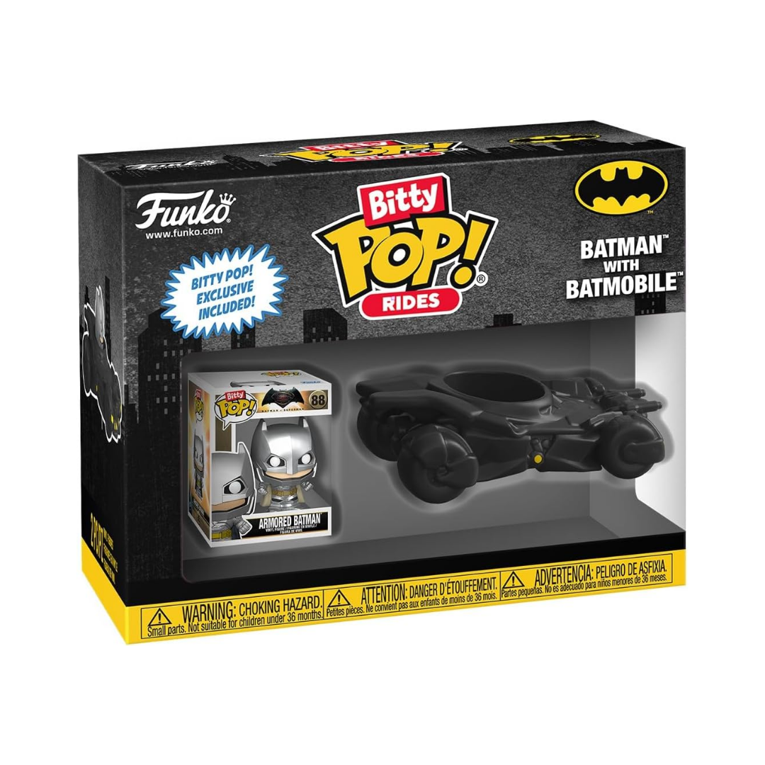 Bitty Pop Ride: Batman Blindado con Batmobile (DC Comics)