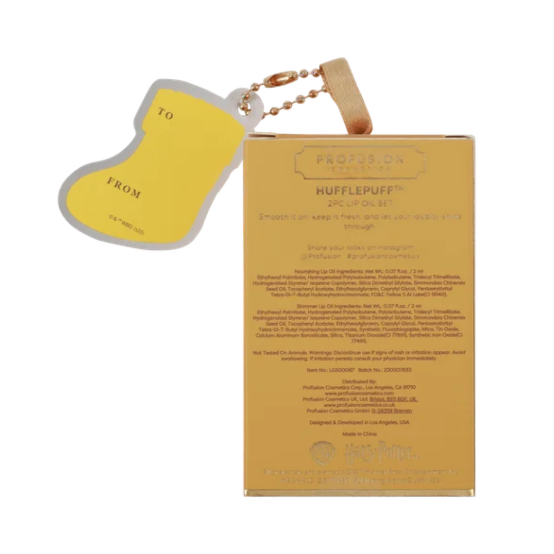 Set de Lip Oil Harry Potter – Hufflepuff