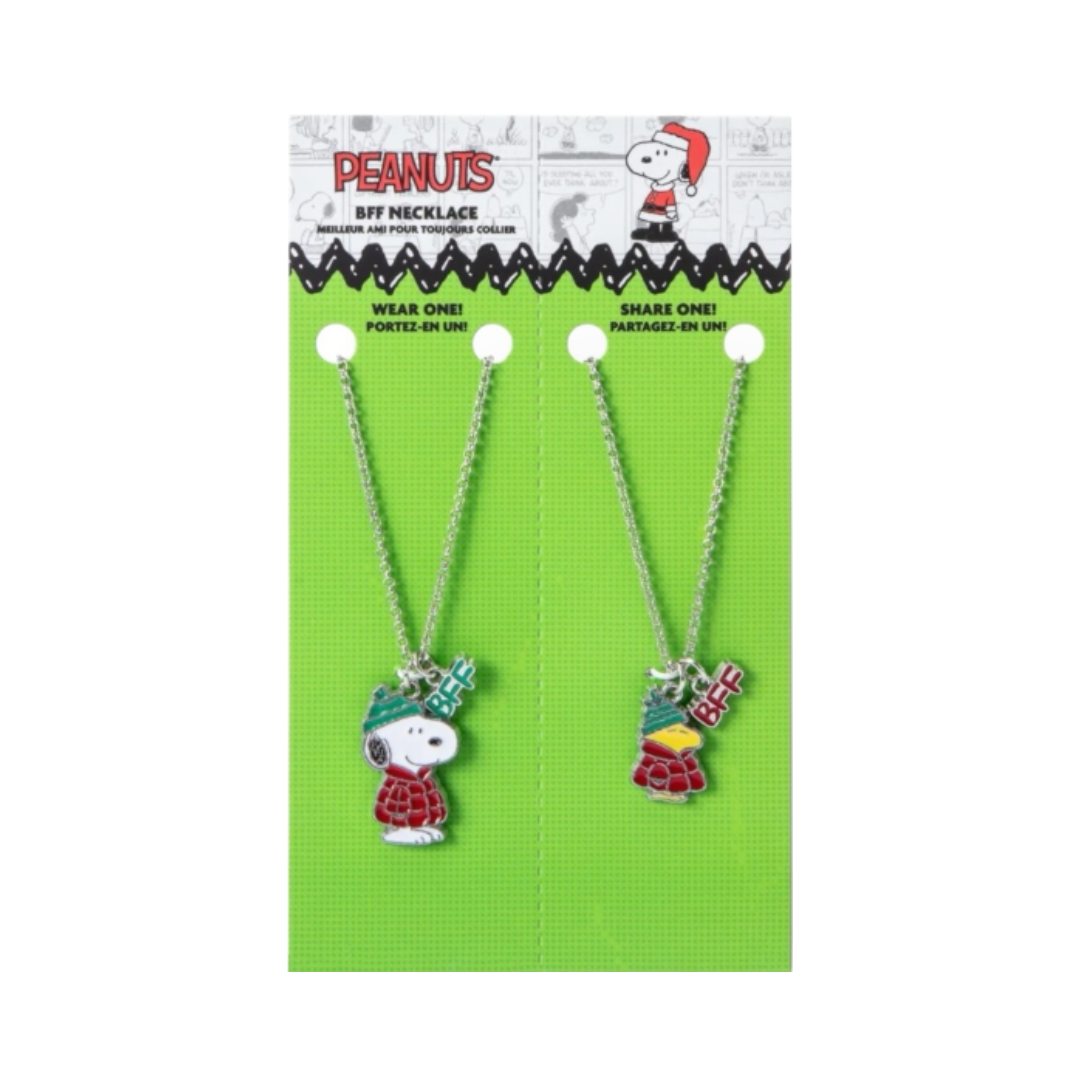 Set de 2 Collares BFF Snoopy & Woodstock — Peanuts