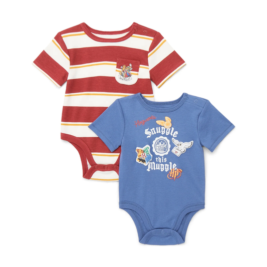 Pack 2 Bodys Harry Potter Bebé (Unisex)