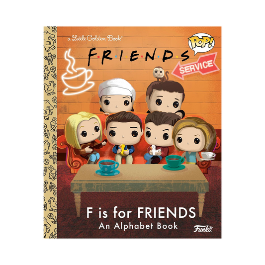 Libro de Abecedario Friends – Funko Pop! x Little Golden Book (Inglés)