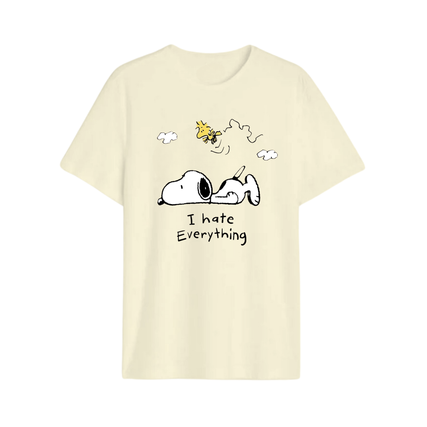 Polera "I Hate Everithing" Snoopy